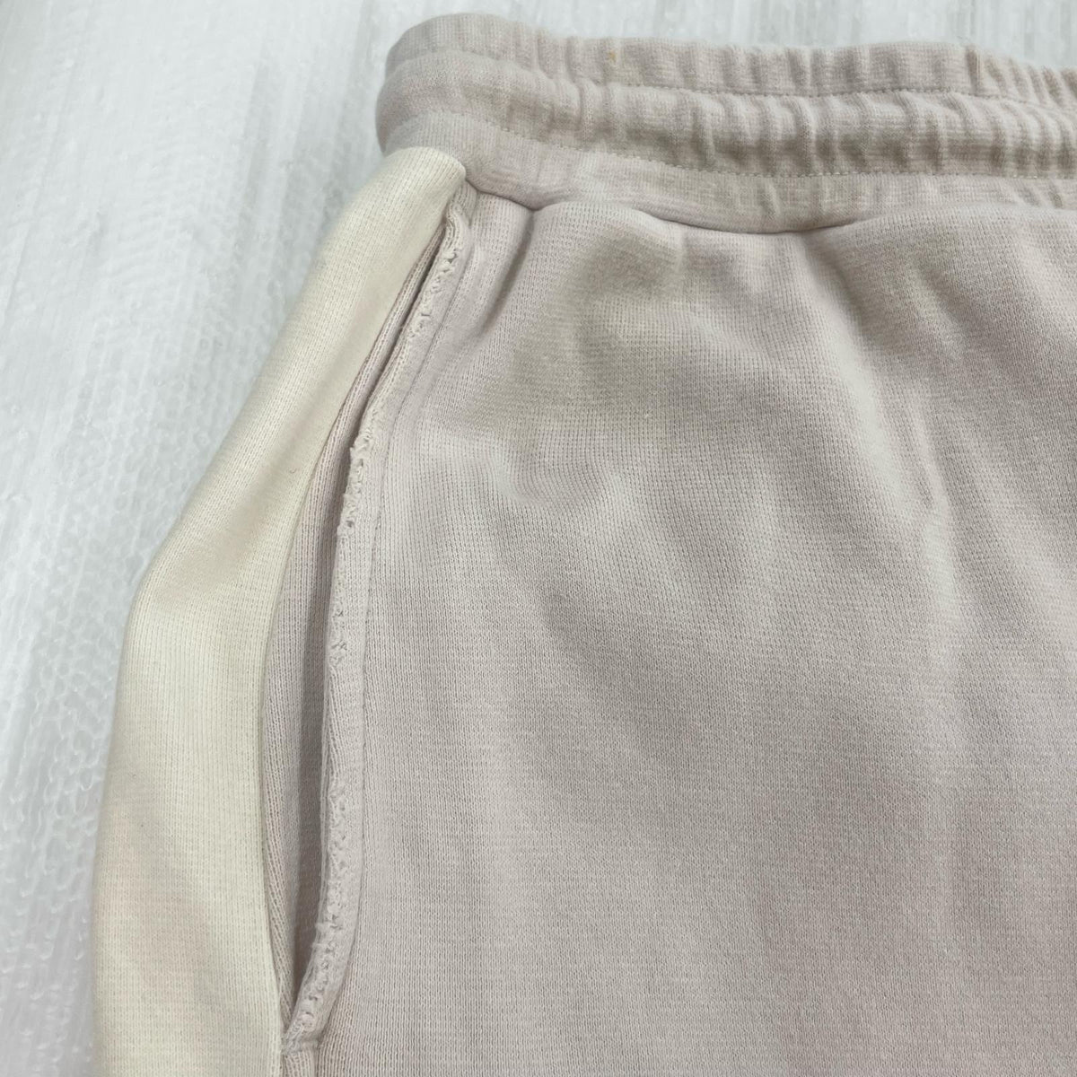 パンツ distressed track pants (46) 46