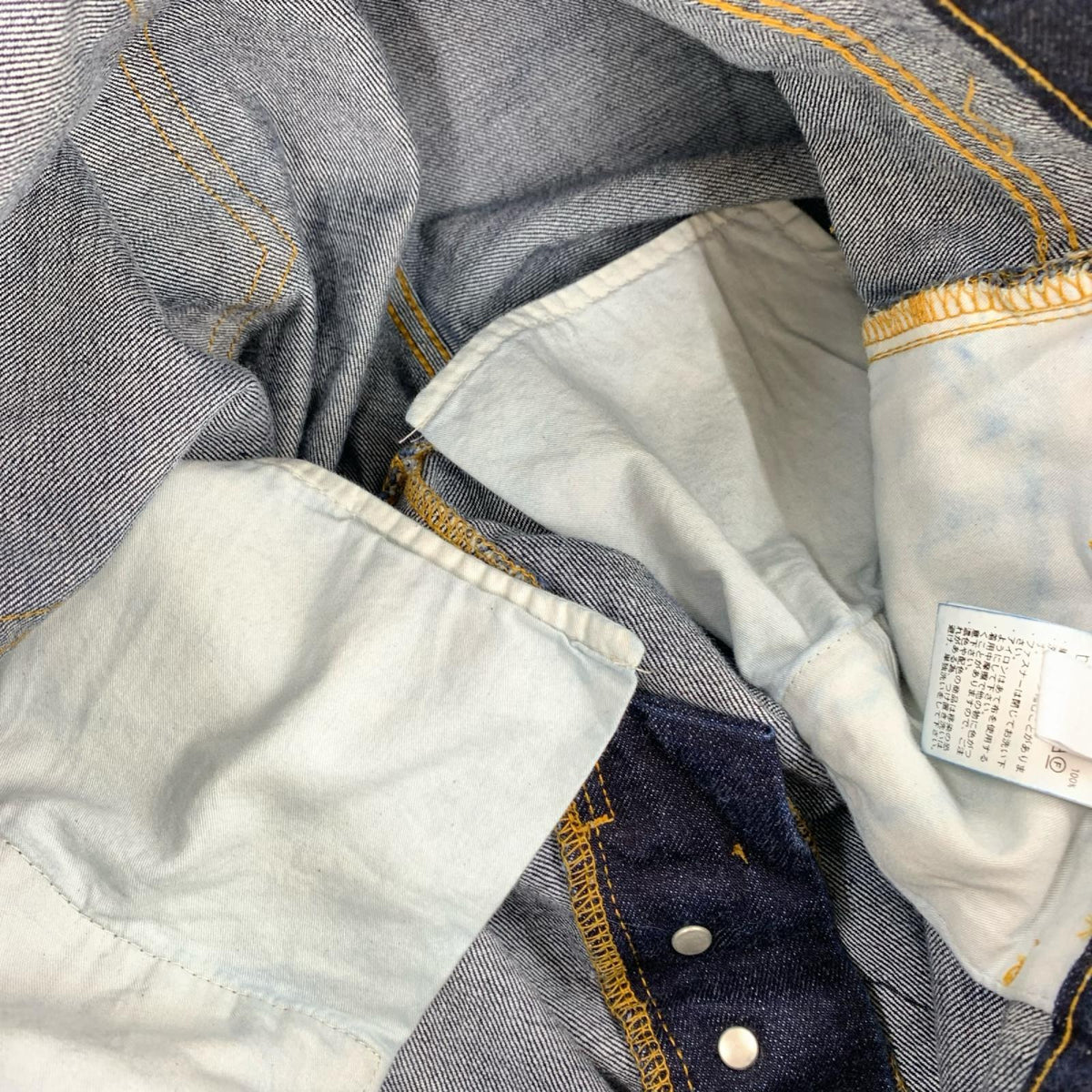 デニムパンツ CAHLUMN Selvedge Denim Pant(M)インディゴ M ネイビー