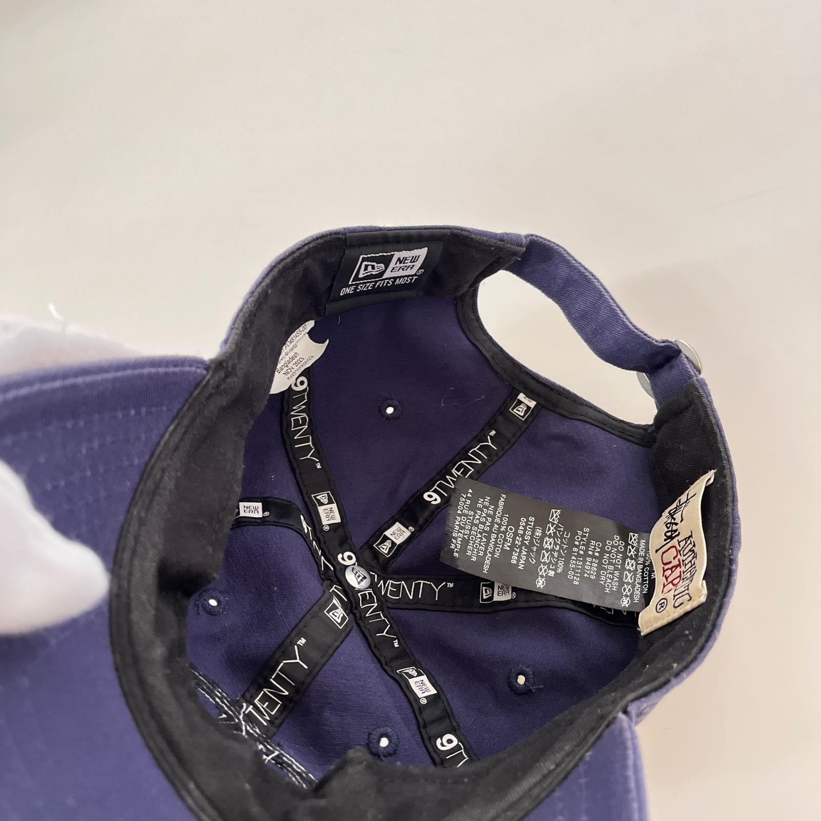 キャップ × STUSSY ネイビー ネイビー