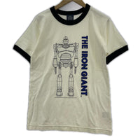 半袖Tシャツ 00s THE IRON GIANT リンガー 両面 M ホワイト