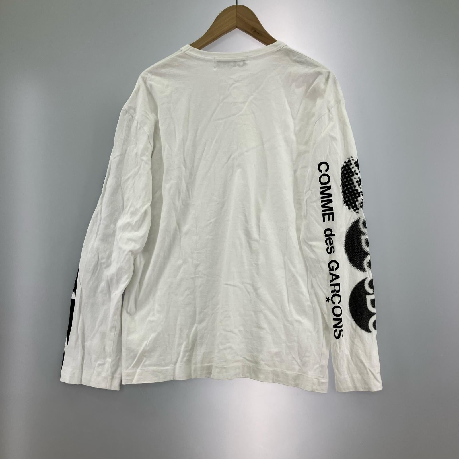 長袖Tシャツ CDG arm logo L/S TEE(XL)ホワイト ホワイト