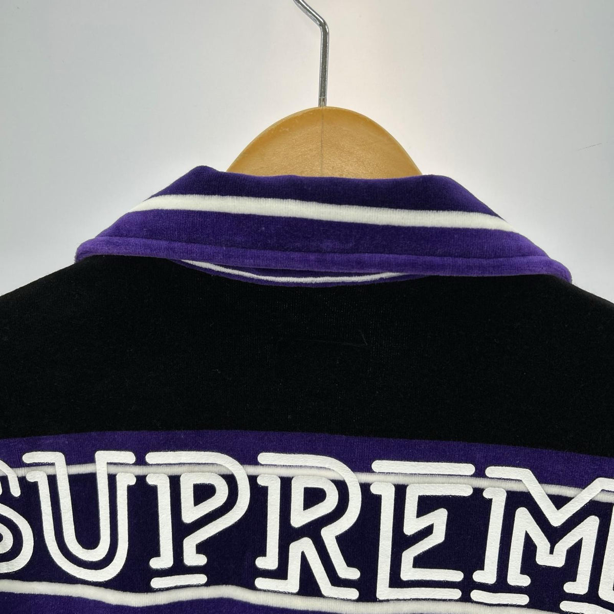 ポロシャツ 21SS Stripe Velour Polo(M) M