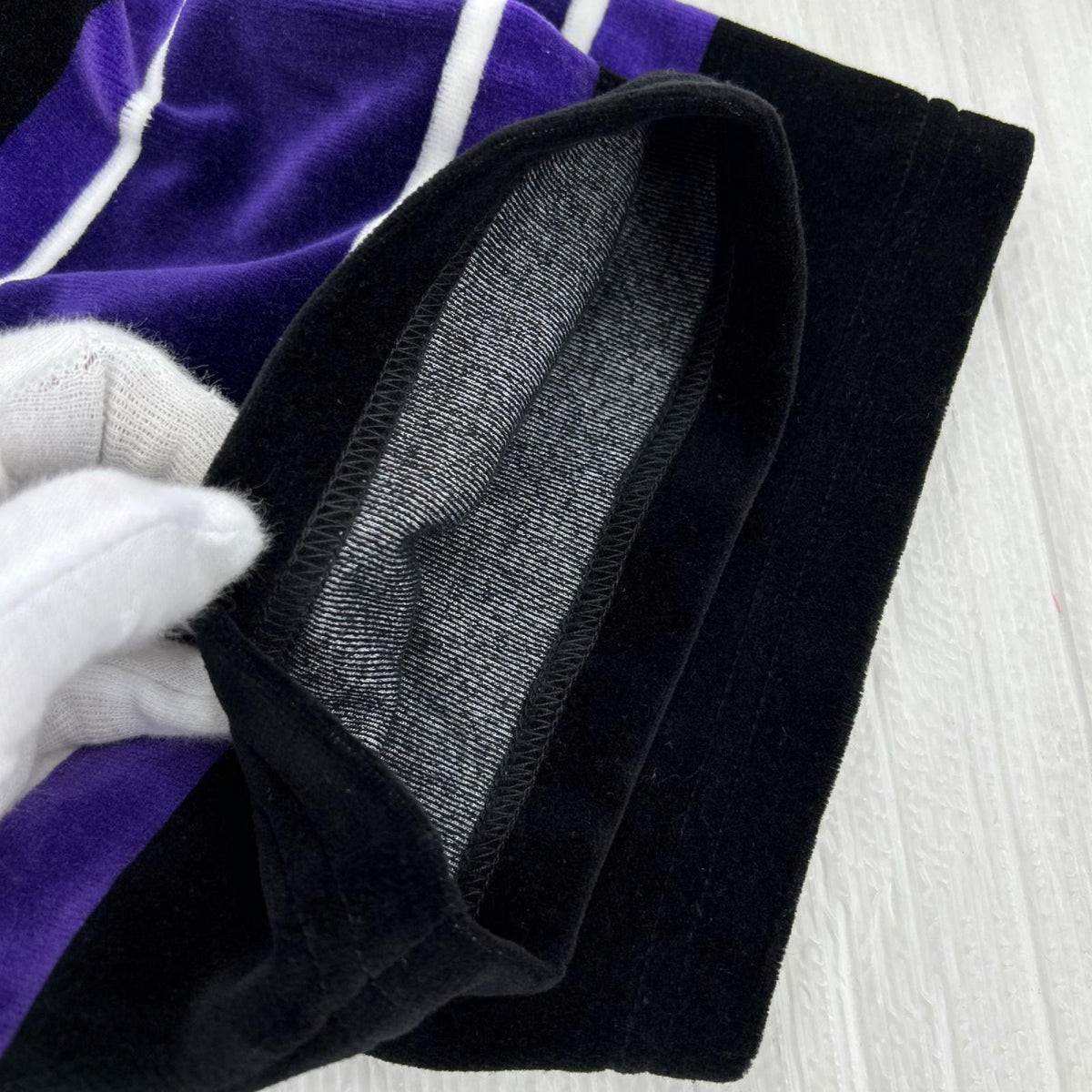 ポロシャツ 21SS Stripe Velour Polo(M) M