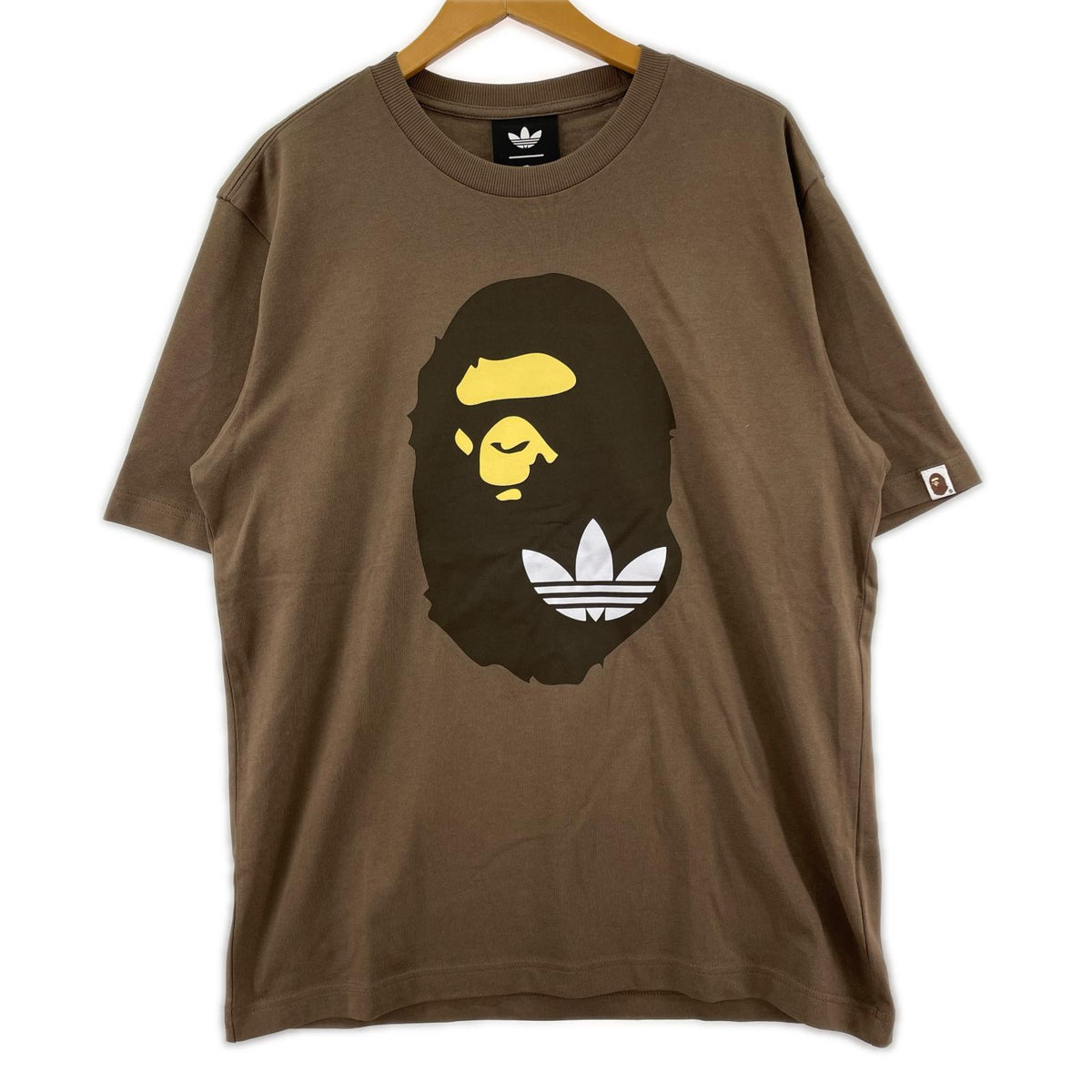 半袖Tシャツ SSL TEE BAPE(L)アースストレータ L ブラウン