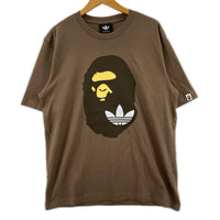 半袖Tシャツ SSL TEE BAPE(L)アースストレータ L ブラウン