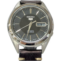 腕時計 SEIKO5 自動巻 裏スケ 7S26-03V0 ブラック