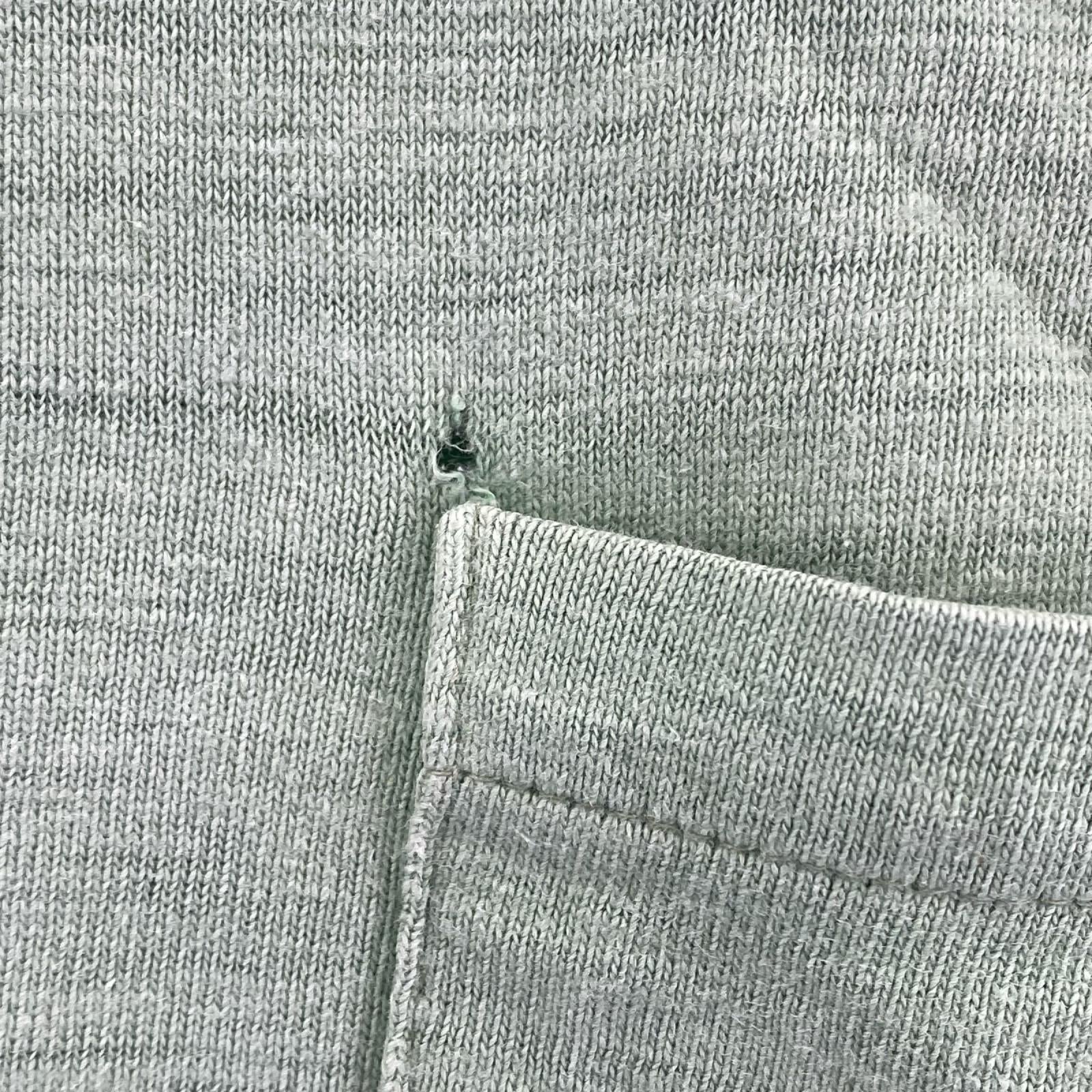 半袖Tシャツ シングルステッチ 胸ポケット L グリーン