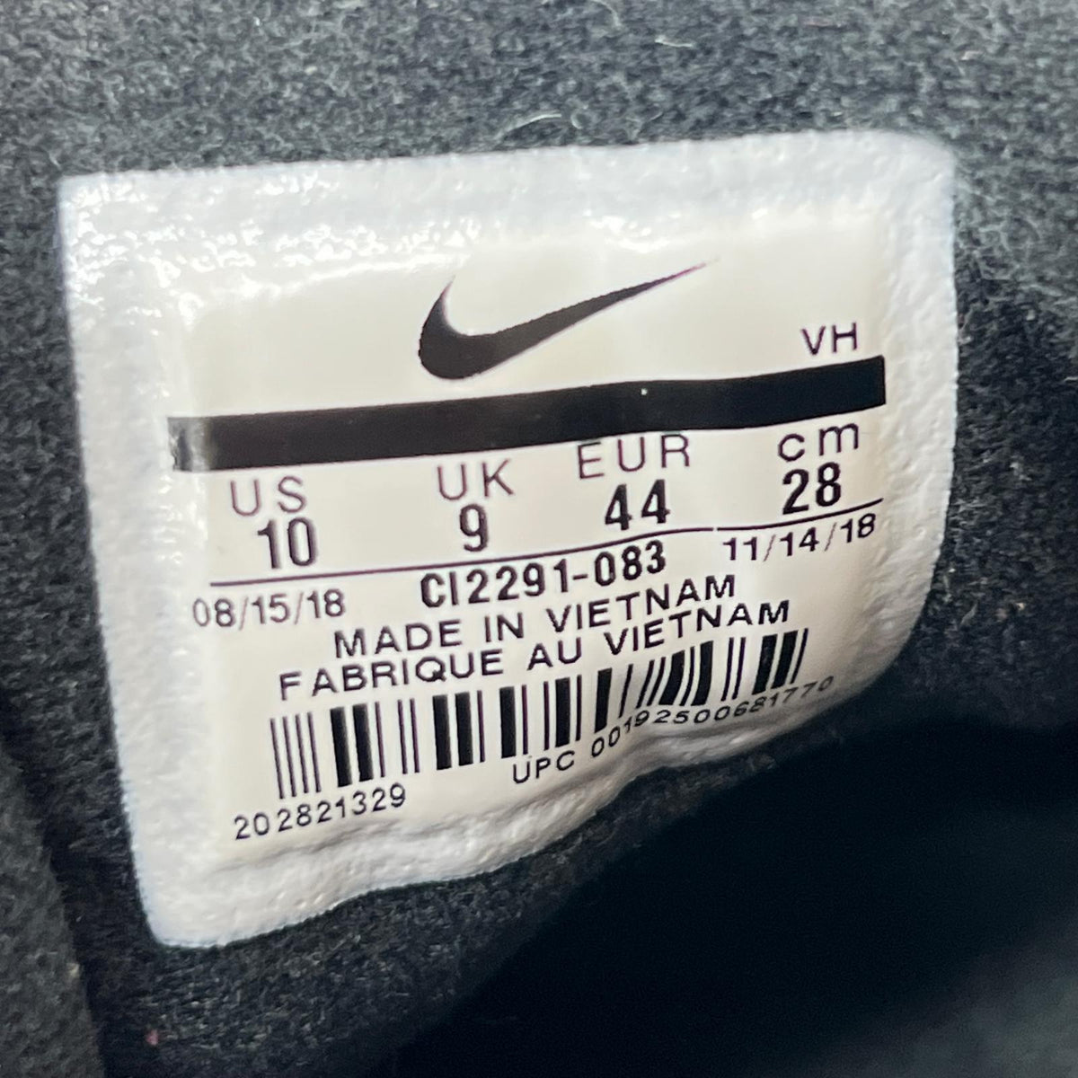 スニーカー AIRMAX 98 28cm (US10 UK9 1/2 EU46) ブラック