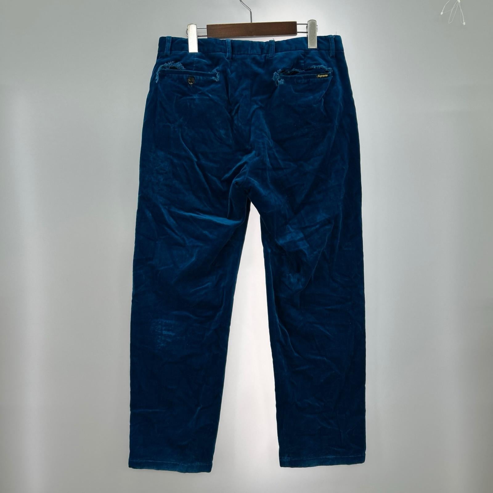 パンツ 20AW Velvet Trouser 青 (32) 32 ブルー