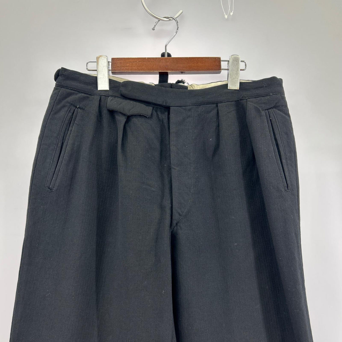 パンツ 50s ウールスラックス W34 BLK ブラック