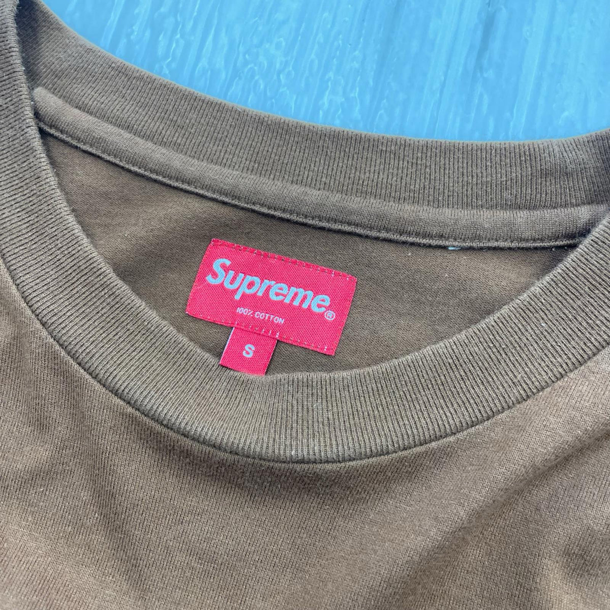 半袖Tシャツ Small Box Logo Tee S 茶 S ブラウン