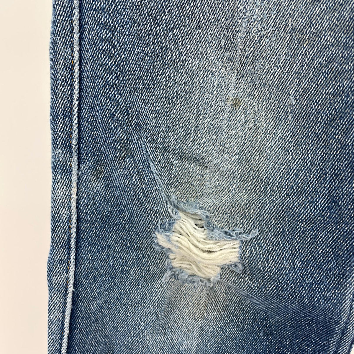 デニムパンツ 80s USA製 ボタン裏515 517 デニムフレアパンツ W30 30 ブルー