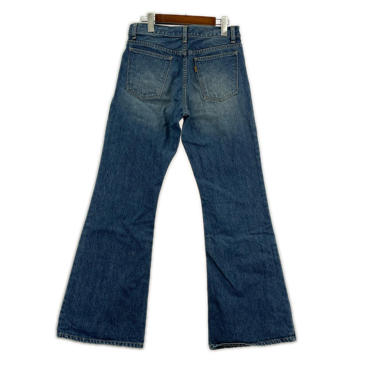 デニムパンツ デニムフレアパンツ W30 M ネイビー