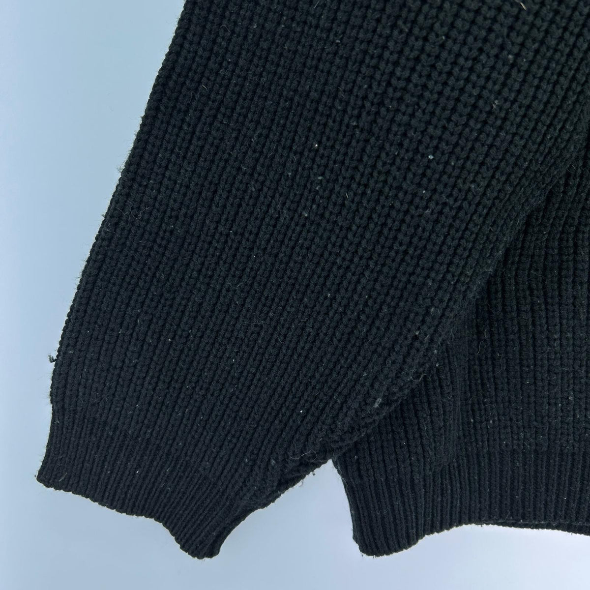 ブルゾン 90s USA製 Big 4 Drivers Knit L ブラック