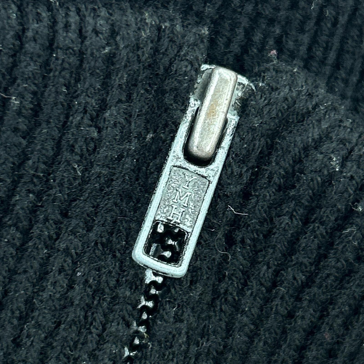 ブルゾン 90s USA製 Big 4 Drivers Knit L ブラック