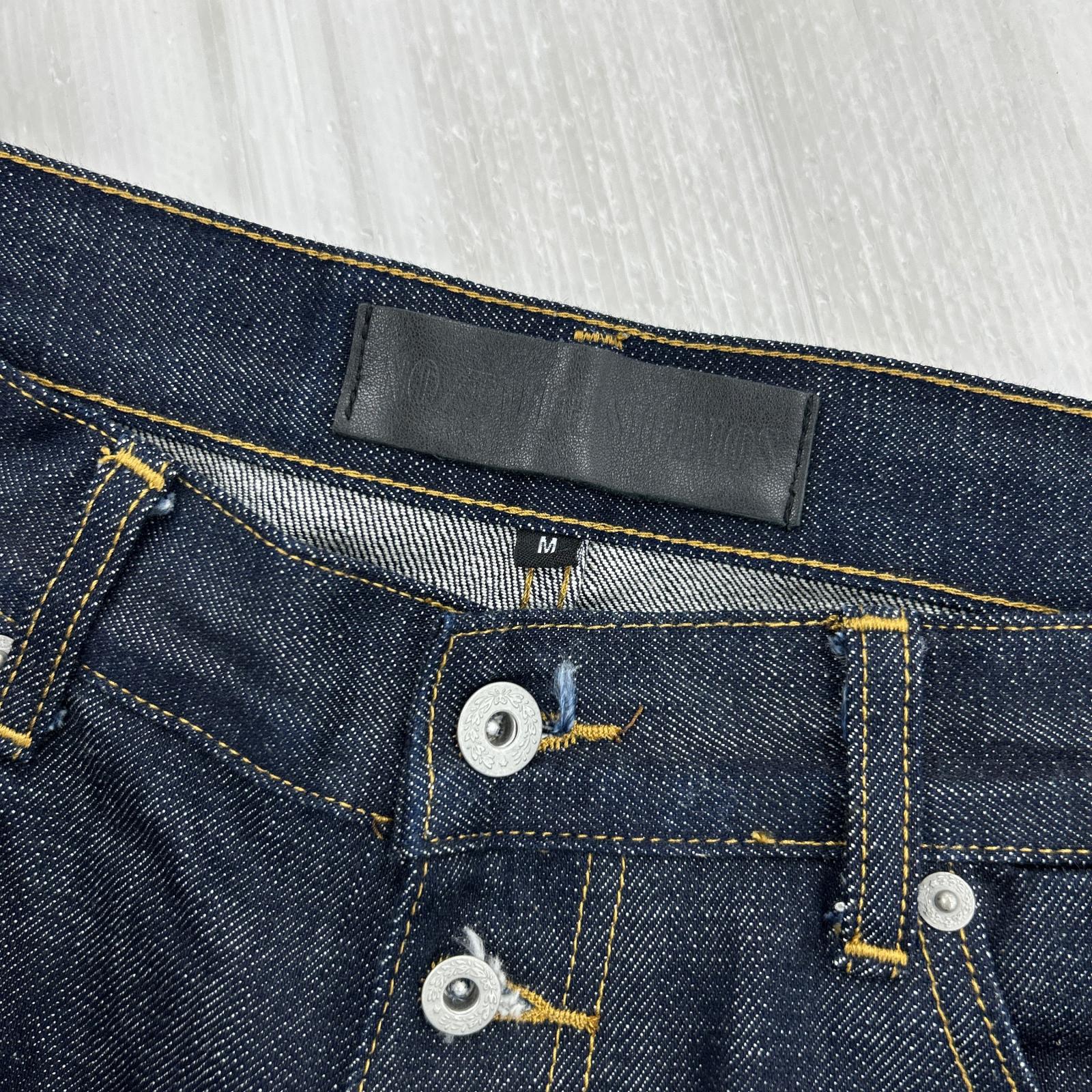 デニムパンツ NO/FAITH STUDIOS RAW DENIM LOOSE ブルー