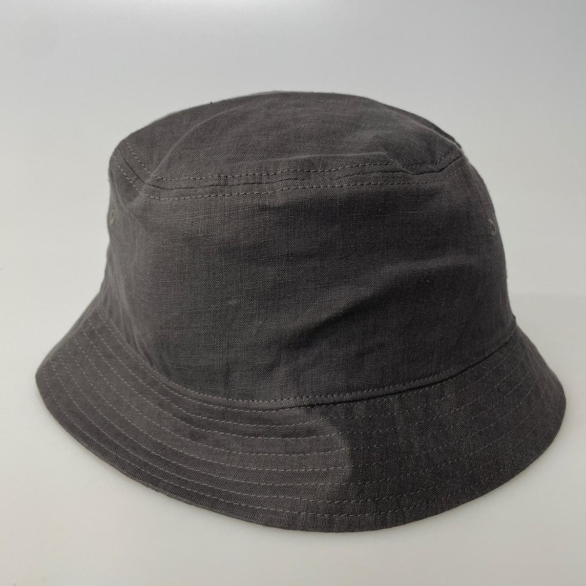 ハット ヘンプ布 グレー F ブラウン