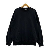 スウェット S-NEW-GINN-BRU ダメージ加工スウェット 黒 L L ブラック