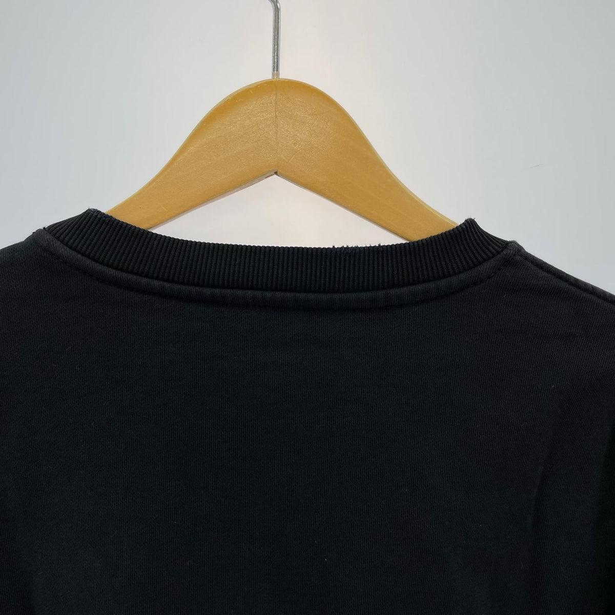 スウェット S-NEW-GINN-BRU ダメージ加工スウェット 黒 L L ブラック