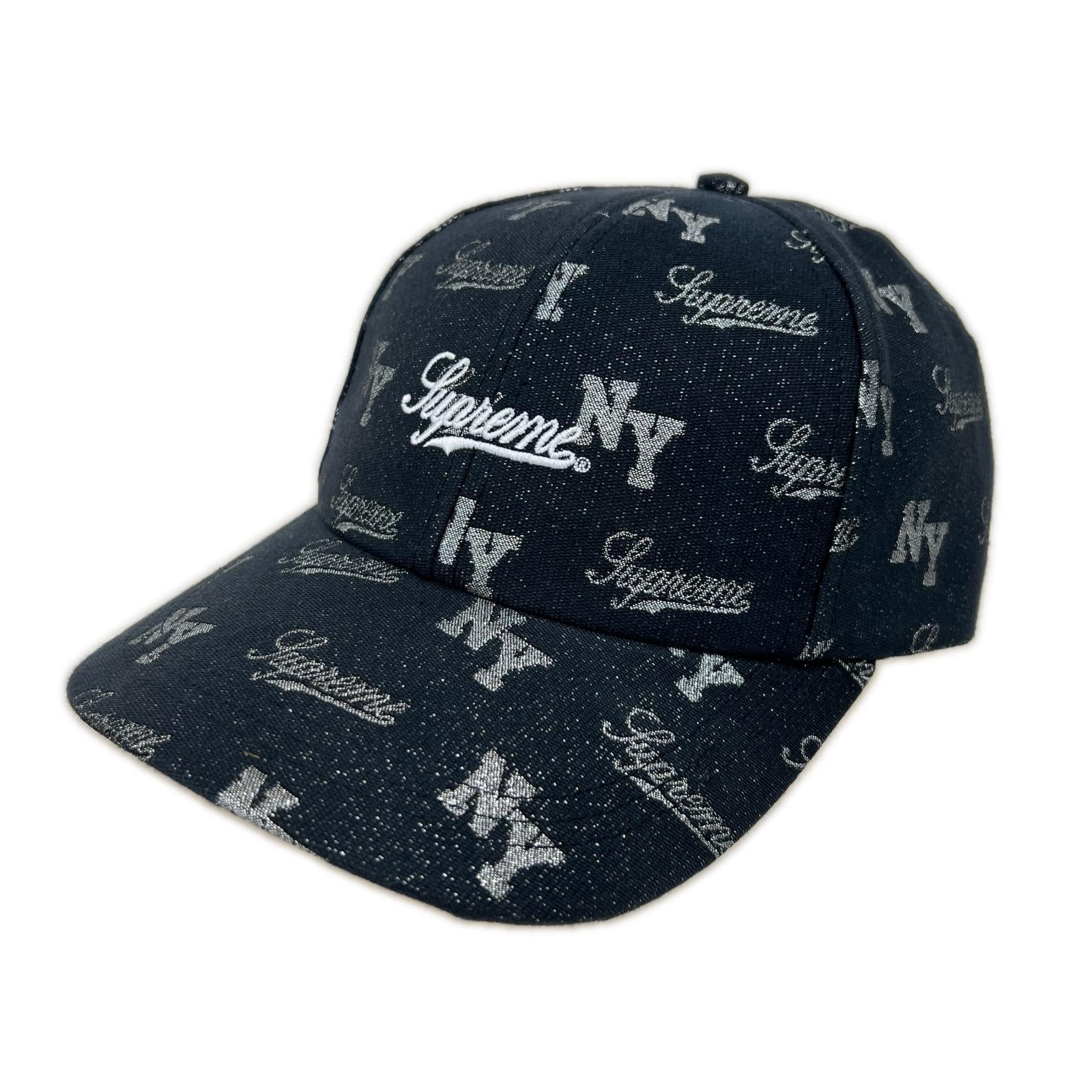 キャップ 26ss Monogram 6-Panel Cap 黒 ブルー