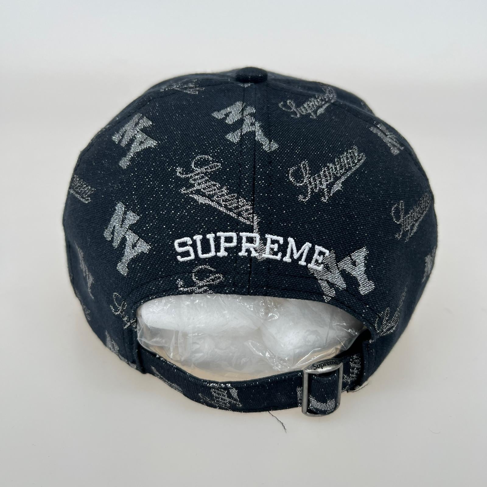キャップ 26ss Monogram 6-Panel Cap 黒 ブルー