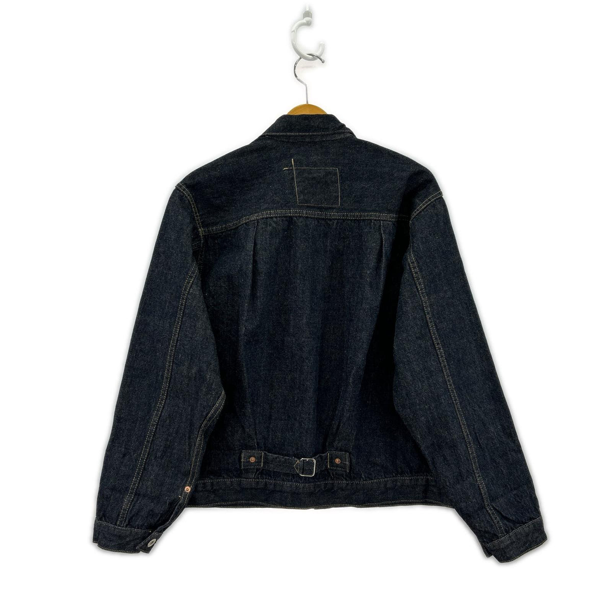 デニムジャケット WORKERS S806XX Buckle Back WWⅡ (40) 40 ネイビー
