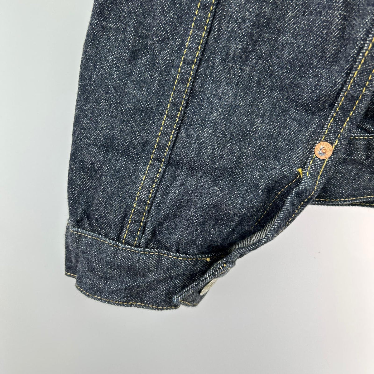 デニムジャケット WORKERS S806XX Buckle Back WWⅡ (40) 40 ネイビー