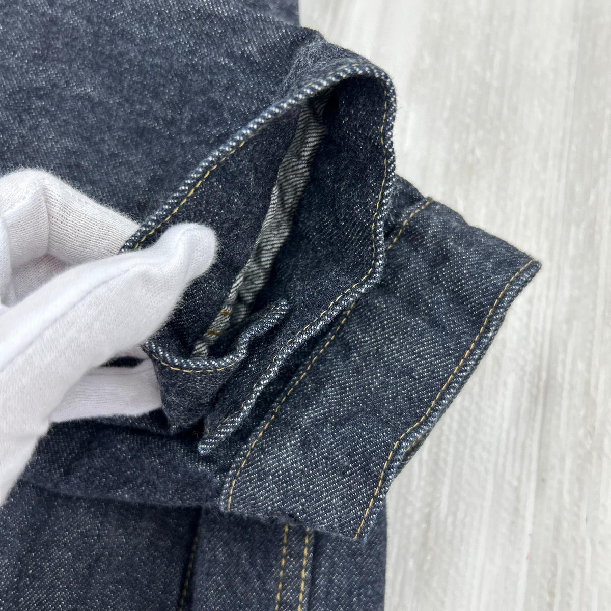 デニムジャケット WORKERS S806XX Buckle Back WWⅡ (40) 40 ネイビー