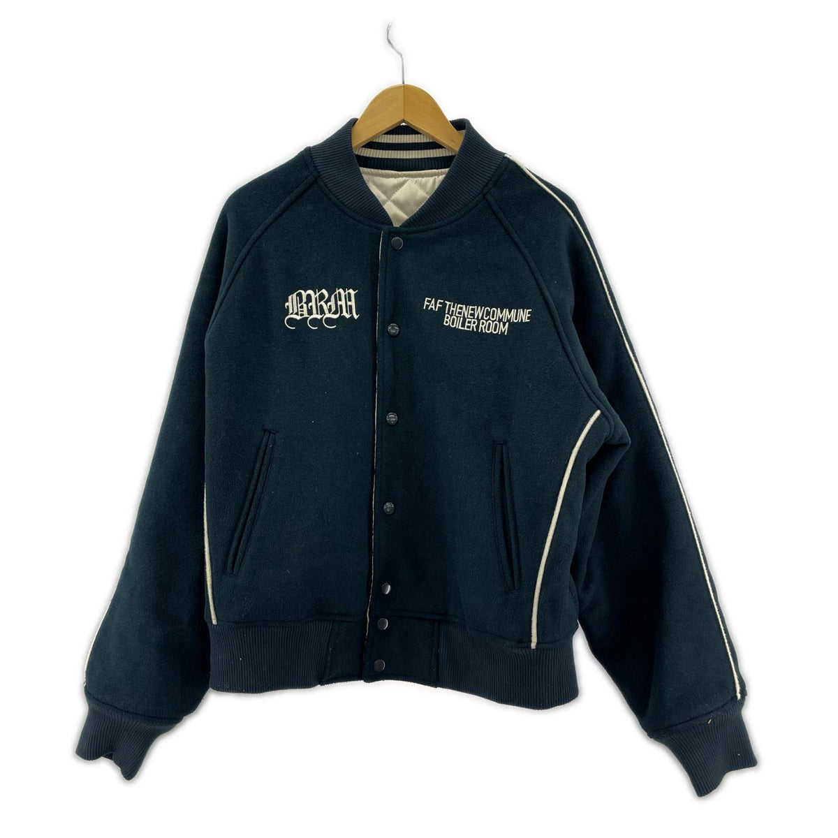 ブルゾン BOILER ROOM×FAF STADIUM JACKET