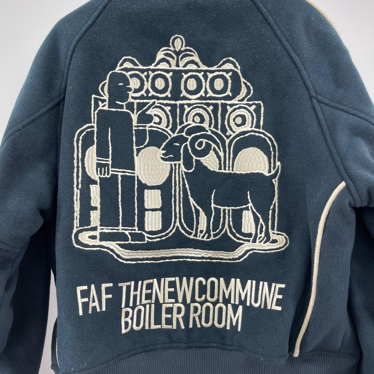 ブルゾン BOILER ROOM×FAF STADIUM JACKET