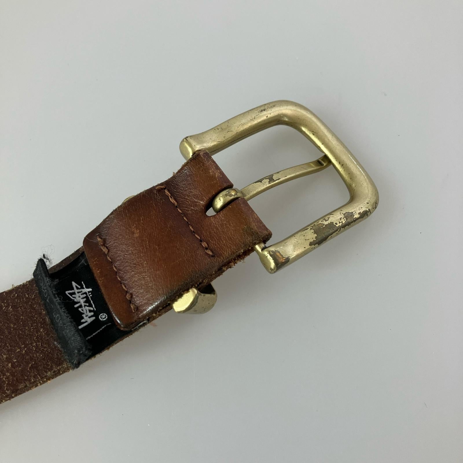 その他アクセサリー レザーベルト ブラウン ブラウン