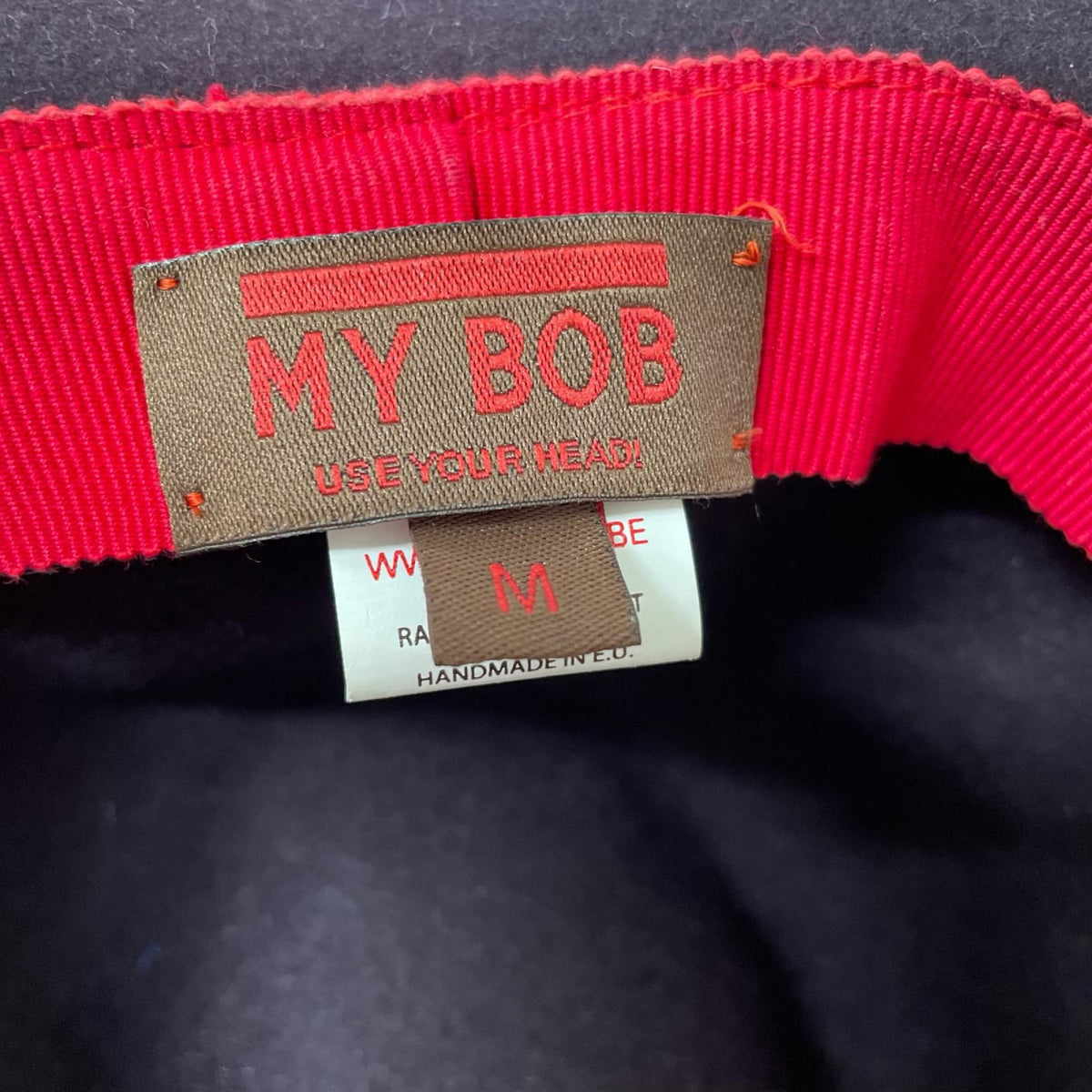 ハット MY BOB M パープル