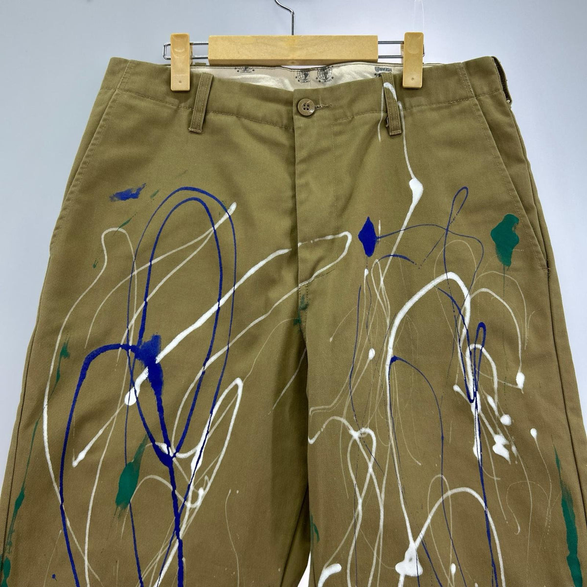 パンツ T-03PT ペイント加工 ベージュ (32) 32