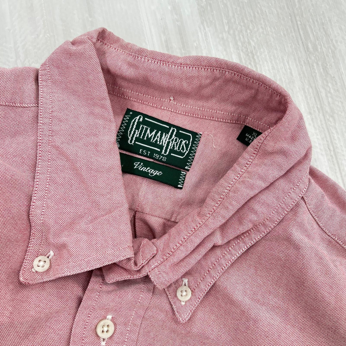 長袖シャツ VINTAGE BD Shirt ピンク (XL) ピンク
