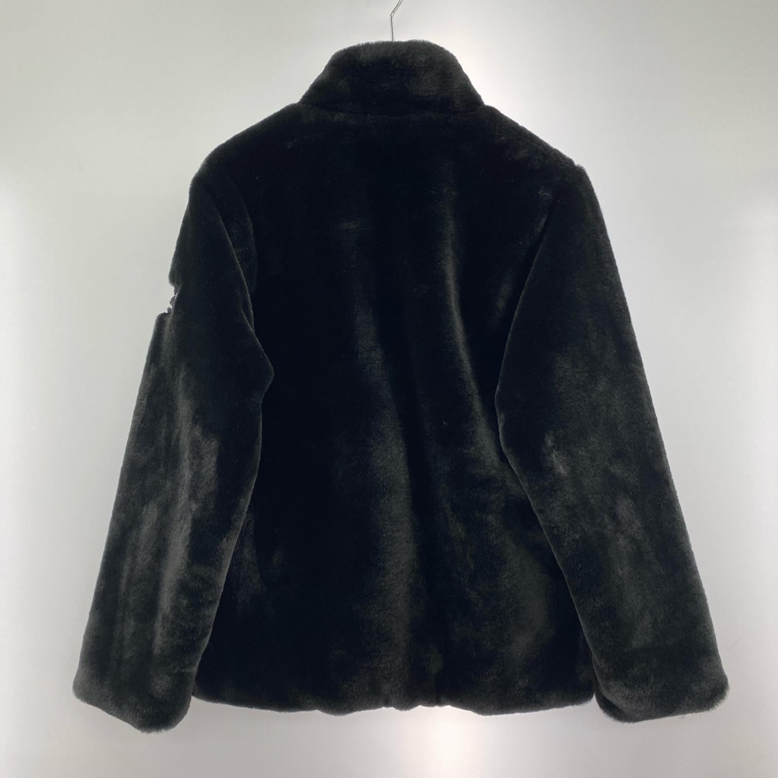ジャケット ASTONI エコファー ブルゾン 黒 02 ブラック