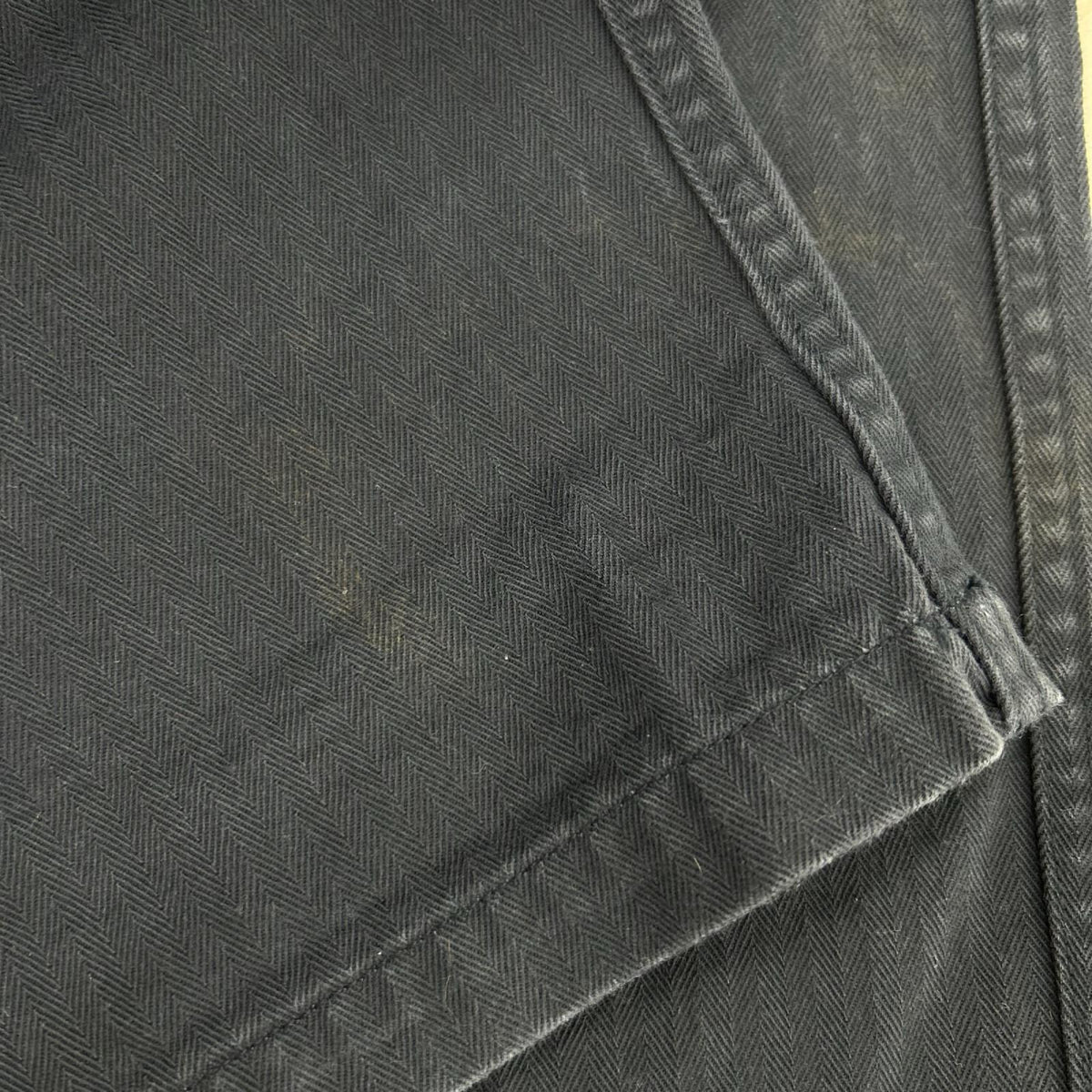 パンツ HANDROOM/ヘリンボーンワークパンツ 紺 M ネイビー