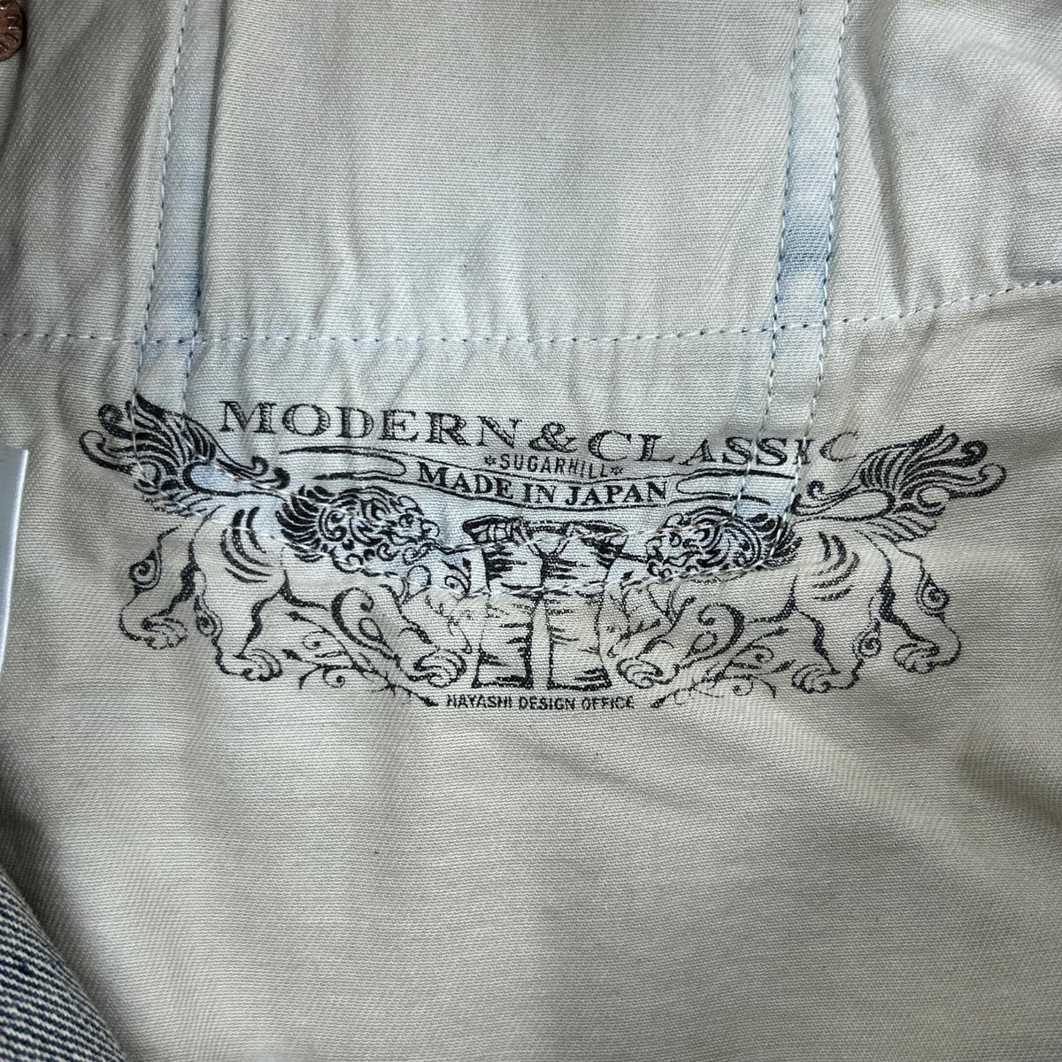 デニムパンツ 24SS/CRASHED MODERN DENIM WIDE 32 ネイビー