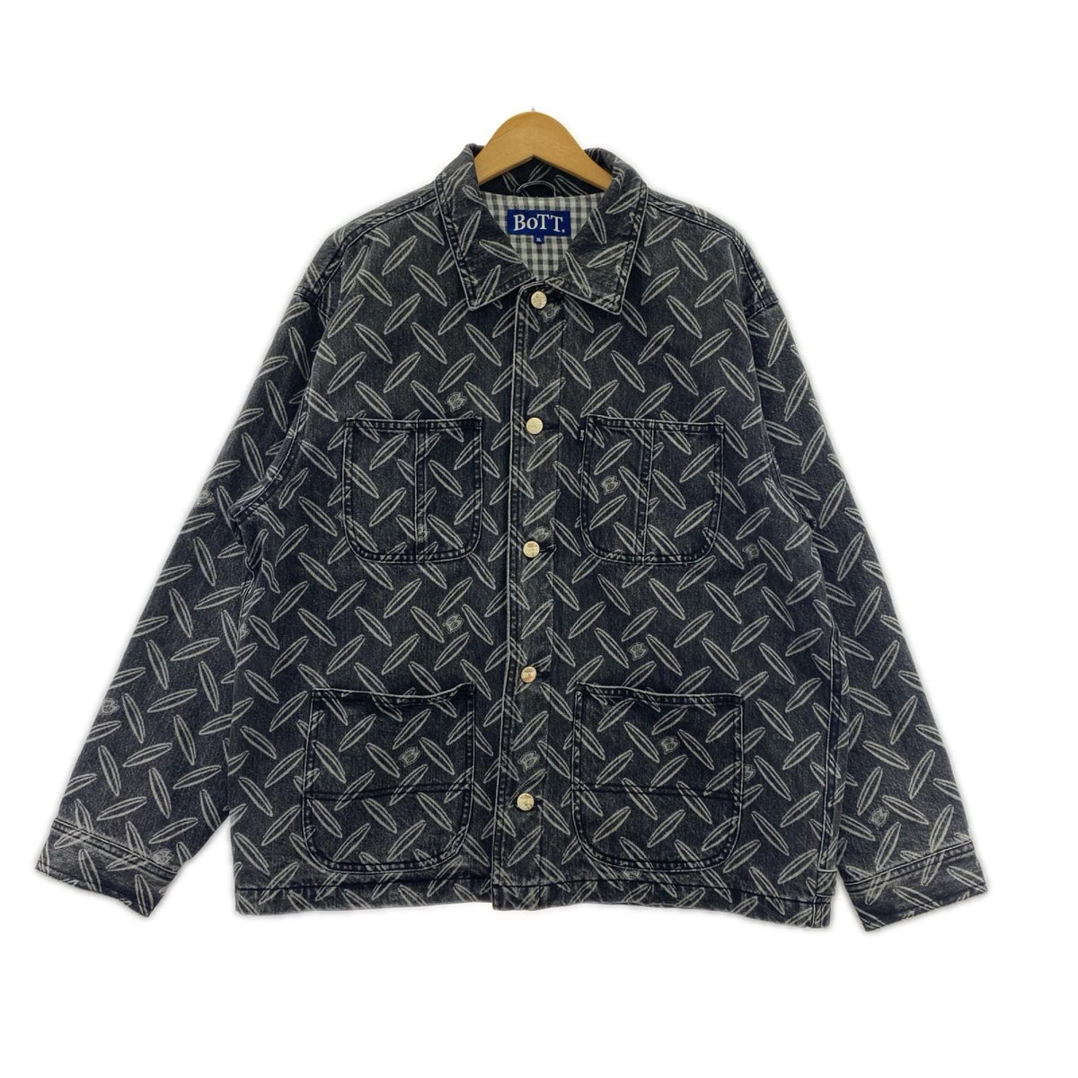 ジャケット 24SS Plate Denim Jacket ブラック (XL)