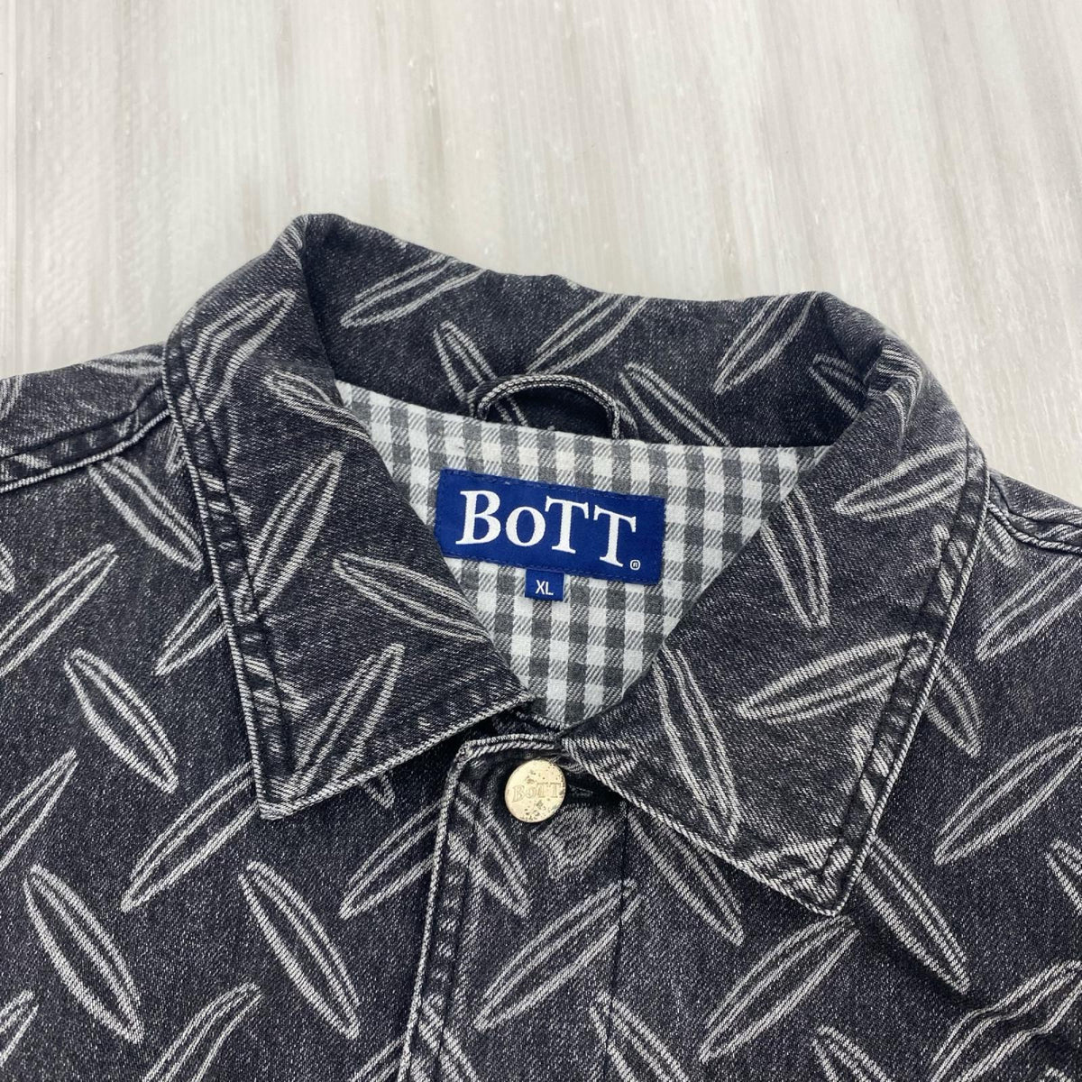 ジャケット 24SS Plate Denim Jacket ブラック (XL)
