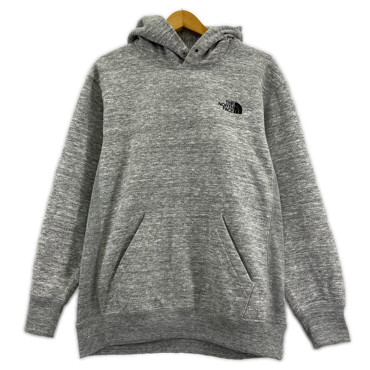 パーカー バックスクエアロゴ パーカー 霜降り グレー M M グレー