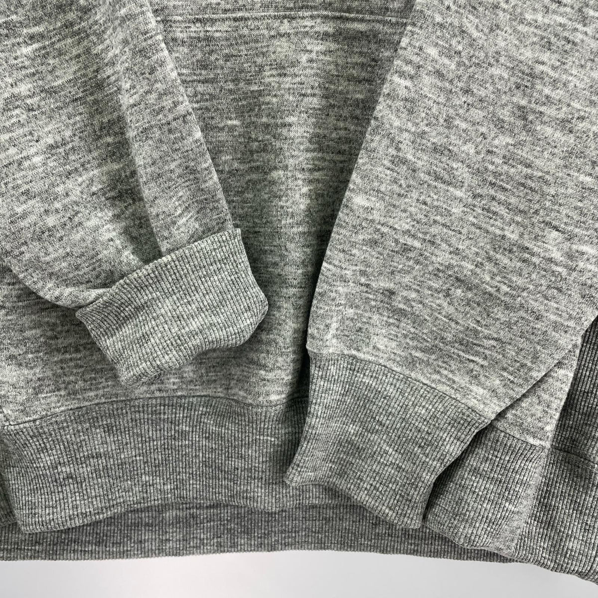 パーカー バックスクエアロゴ パーカー 霜降り グレー M M グレー