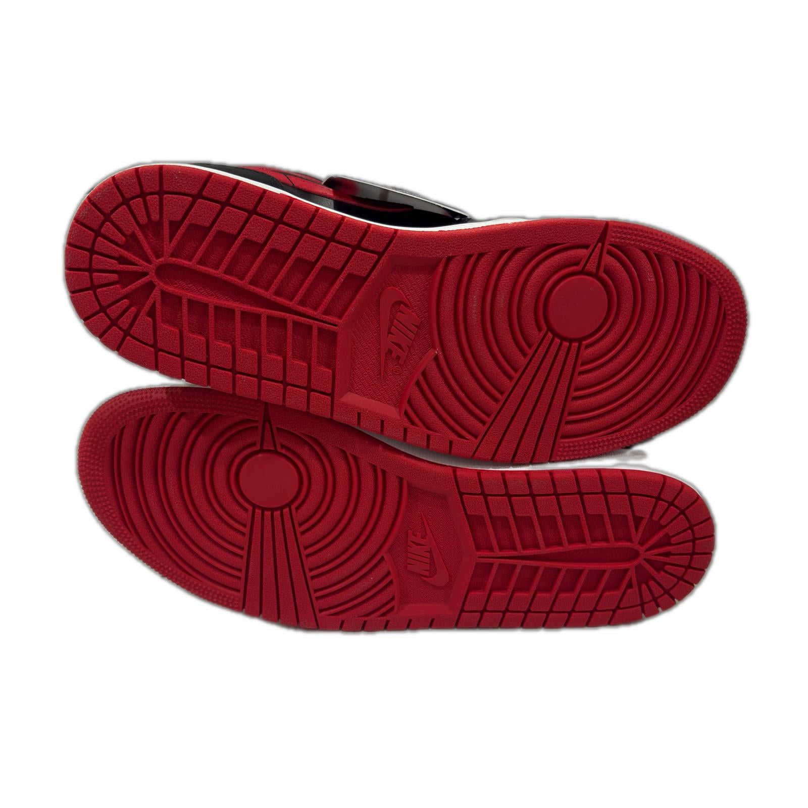 スニーカー Air Jordan 1 Mid Bred Toe 27cm (US9 UK8 1/2 EU44)