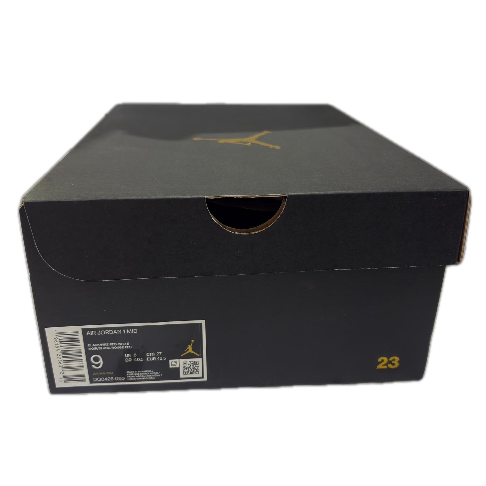 スニーカー Air Jordan 1 Mid Bred Toe 27cm (US9 UK8 1/2 EU44)