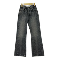 デニムパンツ DAIRIKU 23AW Python Flare Denim Pants パイソンデニム 25 ブラック 25 ブラック