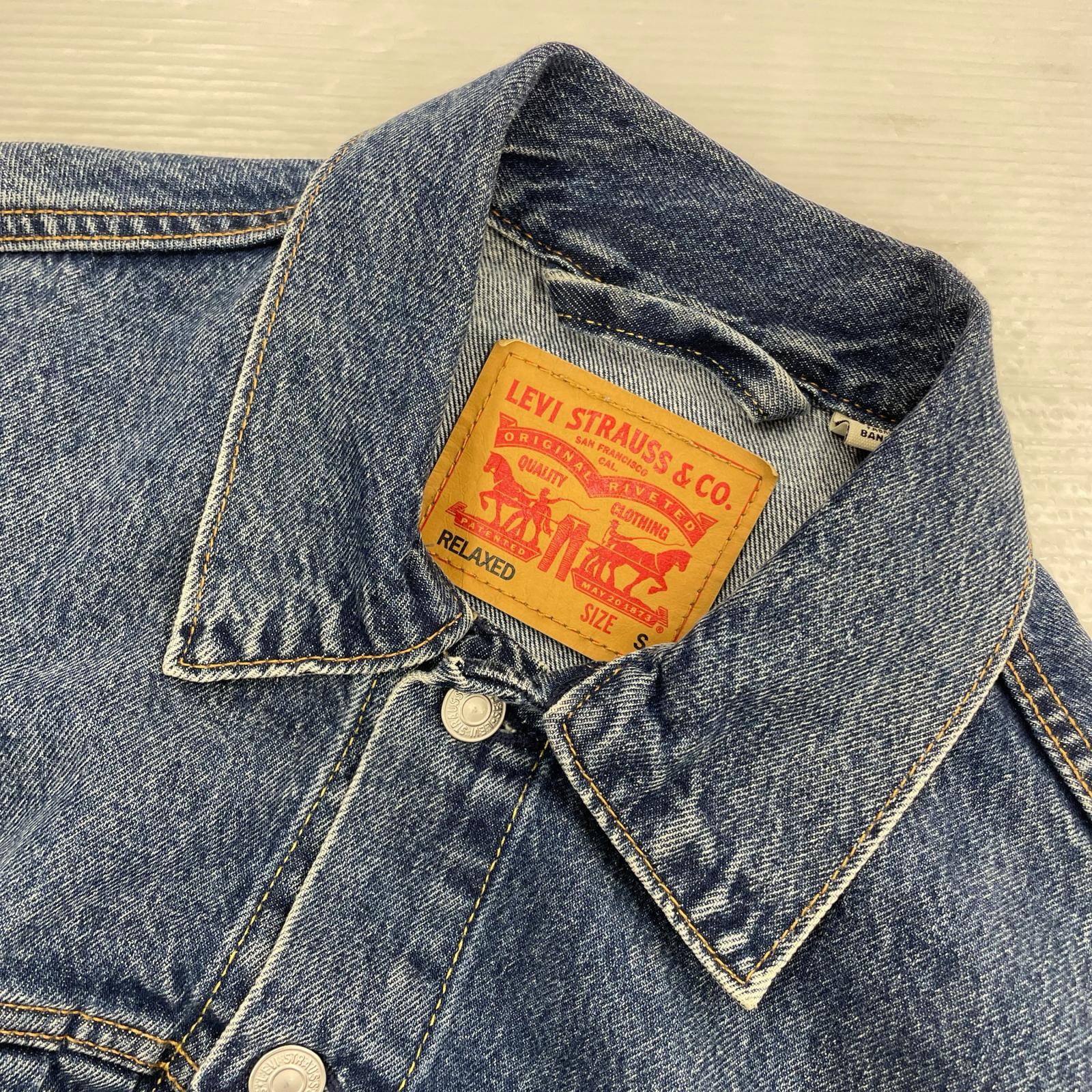 デニムジャケット TYPE Ⅱ デニムトラッカージャケット RELAXED S ブルー