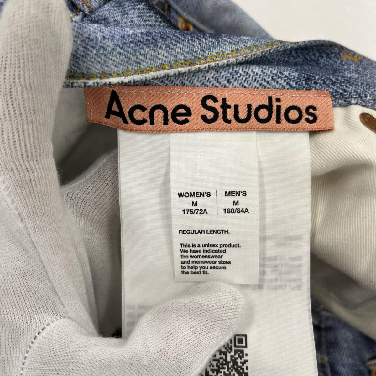 デニムパンツ 1981 Rose Print Denim Jeans (M) M ブルー