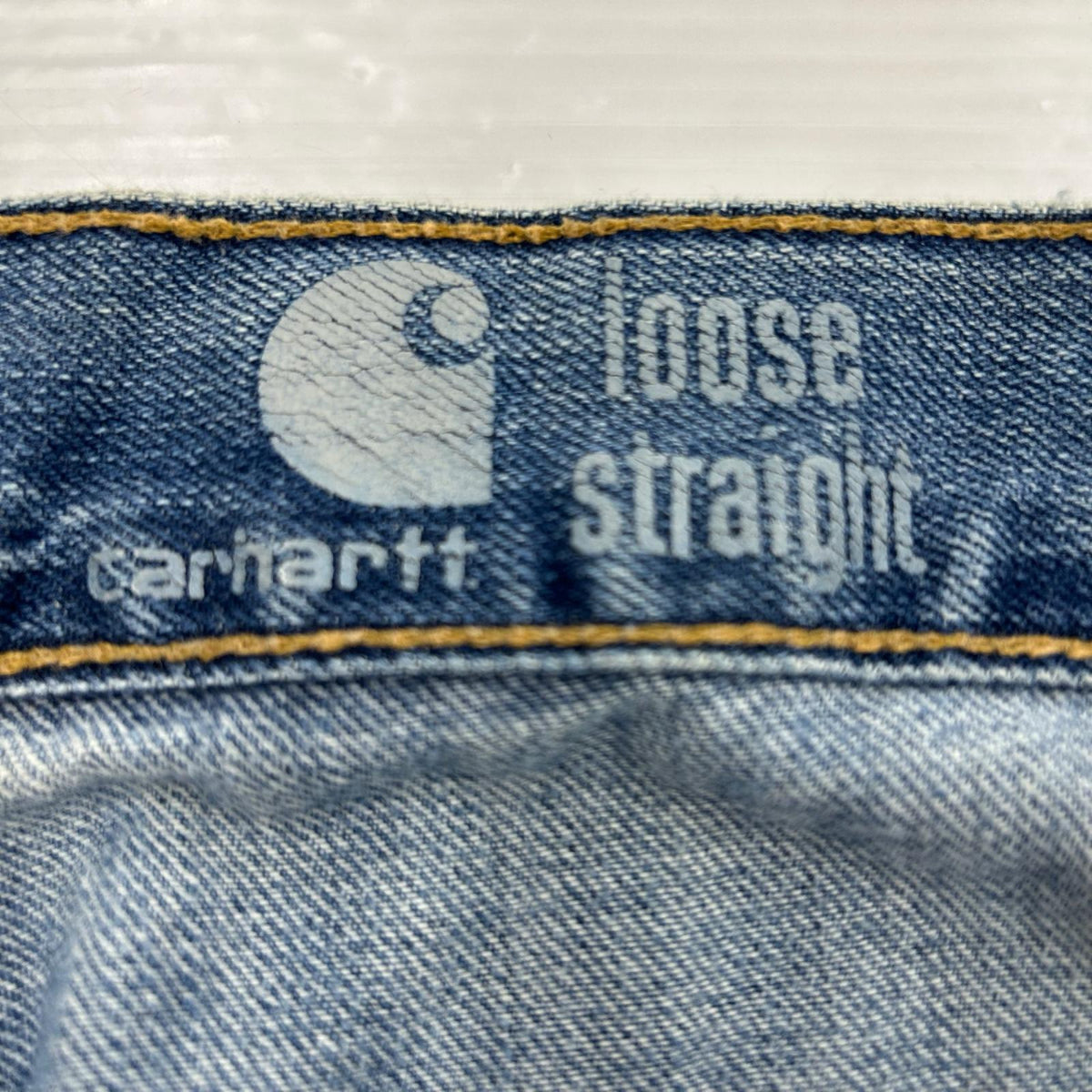 デニムパンツ loose fit (W38) 38 ブルー