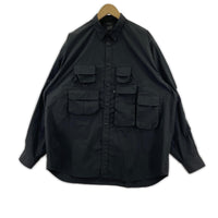 長袖シャツ TECH ANGLERS SHIRTS blk L ブラック