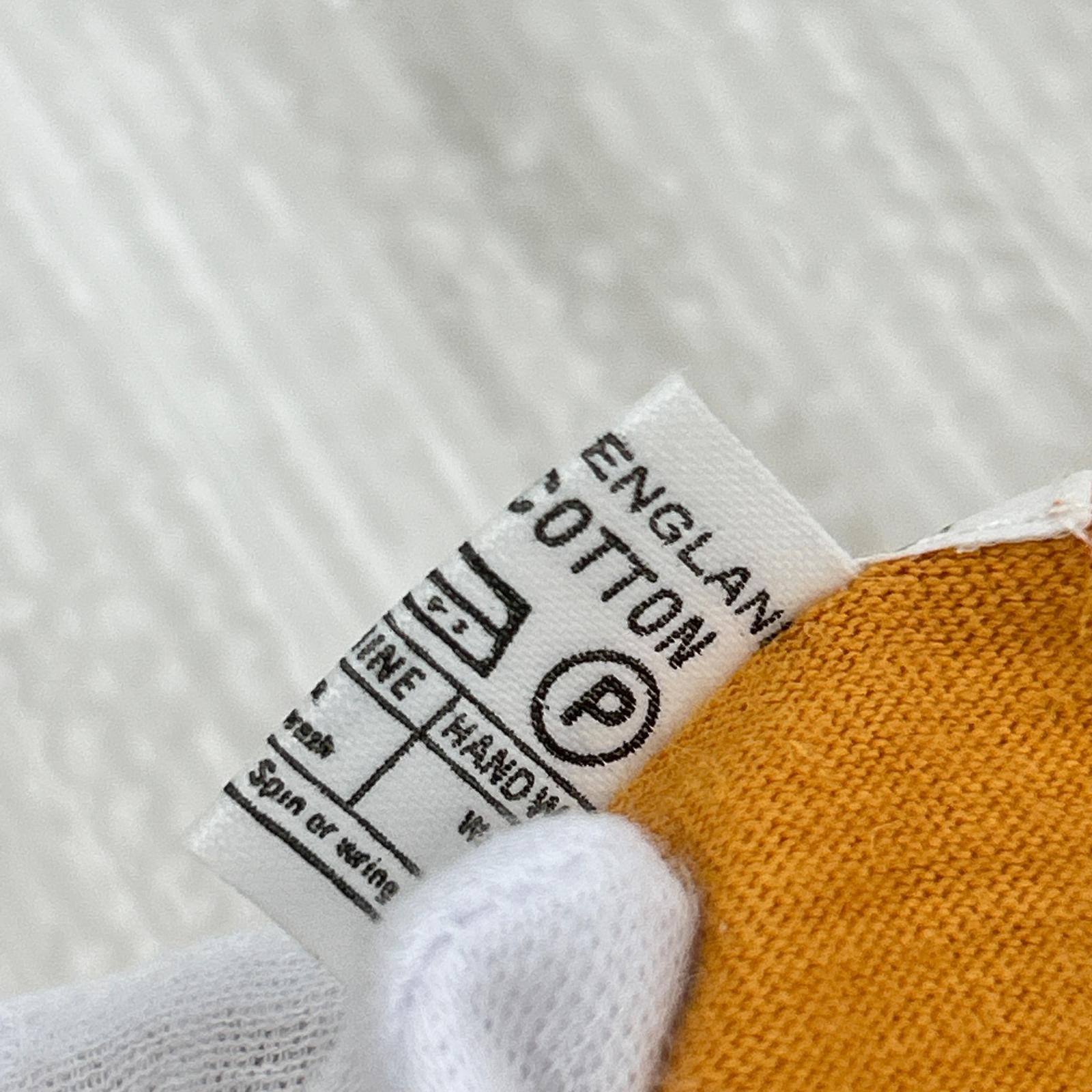 半袖Tシャツ 90s 吹き出しタグ VERY APE UK カレッジロゴ Tシャツ オレンジ オレンジ