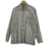 長袖シャツ プリーツ 長袖シャツ size 2 グレー